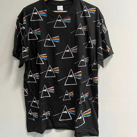 Liquid Blue Pink Floyd All Over Print Dark Side AOP All Over Print NEW Large - Picture 1 of 4